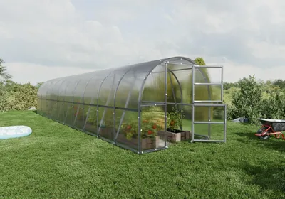 Gewächshaus BALTIC LT 3x10m (L x B) mit 4 mm polycarbonat.


