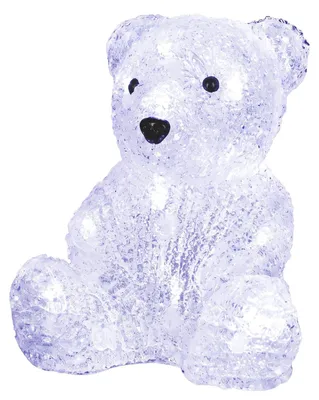 Produktbild von LED-Acrylbär, batteriebetrieben, 16 LEDs, Höhe 20 cm