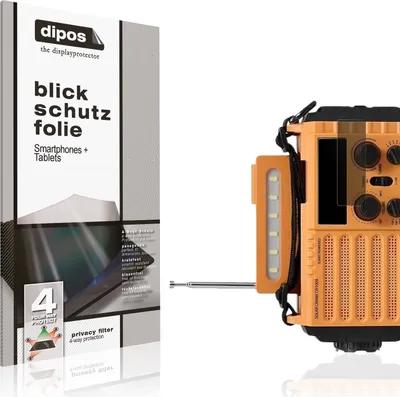 Produktbild von Blickschutzfolie für Mesqool 1009-Y matt Schutzfolie Folie Display Schutz dipos