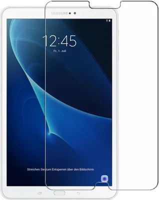 Produktbild von Panzerglas Schutzfolie für Samsung Galaxy Tab A 10.1 2016 Schutzglas 9H Panzerfolie Glas Folie