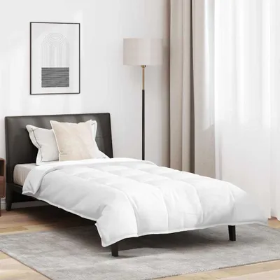 Produktbild von Bettdecke mit Kissen 2 pcs Weiß 135 x 220 cm Daunen