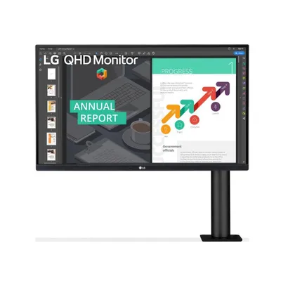 Obrázek produktu pro LG 27QN880-B, 68,6 cm (27"), 2560 x 1440 px, Quad HD, LCD, 5 ms, Černá