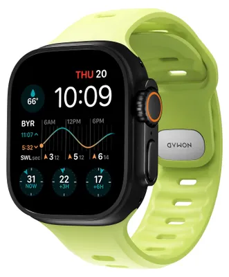 Obrázek produktu pro Nomad Tempo Band, Kapela, Chytré hodinky, Světle zelená, Apple, 49mm / Ultra, Guma