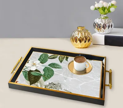 Produktbild von Evila Originals, TPA9911, Tablett, Mehrfarbig, 100 % GLAS, 50 x 29 x 3,5 cm