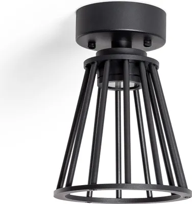 Produktbild von LED Deckenleuchte Außen 6W Aluminium Bradda Schwarz