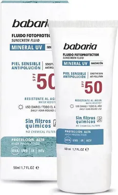 Produktbild von Babaria Sun Mineral Fotoprotector Facial Fluid Spf50 50ml