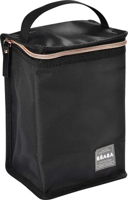 Image de Sac isotherme noir/or rose