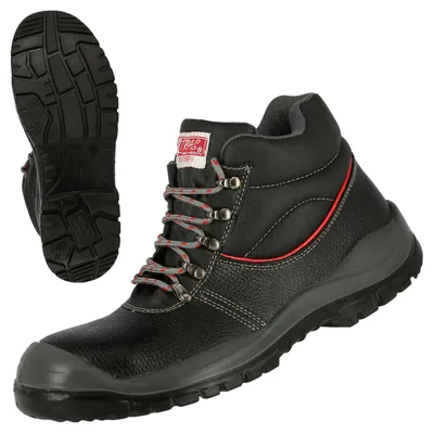 Produktbild von NITRAS STEP MID, S3 Sicherheitsstiefel, halbhoch, schwarz, EN ISO 20345 schwarz Gr.: 49