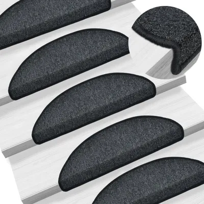 Image de The Living Store Tapis de sol 10 pièces 56x17x3 cm Anthracite
