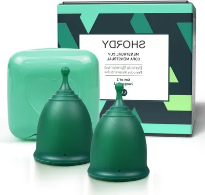 Productafbeelding van Menstruatiecup Set van 2 - Medische Kwaliteit Silicone, Duurzaam en Veilig Voor Vrouwelijke Hygiëne