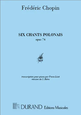 Produktbild von 6 Polnische Lieder für Klavier