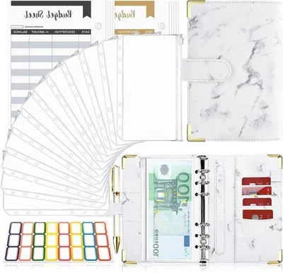 Produktbild von Famanu Budgetplaner - Budgetordner mit Geldumschlägen und Ringbuch
