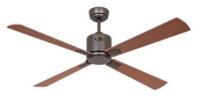 Immagine prodotto di Ventilatore da soffitto a risparmio energetico con telecomando Eco Neo III 132 cm Bronzo Lame Noce / Ciliegio