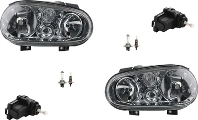 Produktbild von Johns, Scheinwerfer passend für VW Golf Satz IV 4 1J1 + H7 H1 97-03 LI RE m. Stellmotor 1J1941017B 1J1941017F 1J0941295B 1J0941295F 9948336 1J0941295C