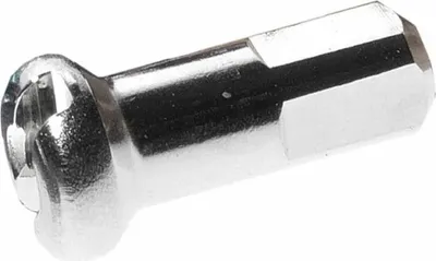 Immagine prodotto di DT Swiss Nipplo Pro Head in ottone 12 mm argento - nippli ideali per E...