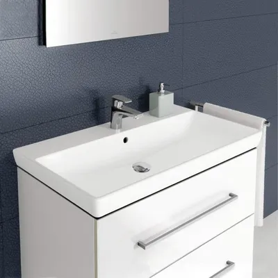 Produktbild von Villeroy & Boch Avento Schrankwaschtisch 80 x 47 cm, mit 1 Hahnloch, mit Überlauf