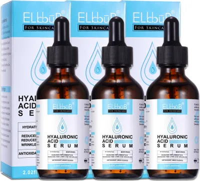 Produktbild von Gesichtsserum Hyaluronsäure Hyaluronic Acid Serum Anti Aging Bio Vegan, 3x 60ml