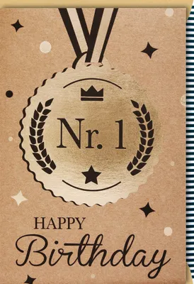 Produktbild von Geburtstag - Glückwunschkarte im Format 11,5 x 17 cm mit Umschlag