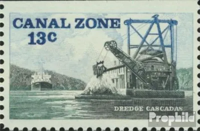Produktbild von Briefmarken Panama-Kanalzone 1976 Mi 171Do (kompl.Ausg.) postfrisch Schwimmbagger