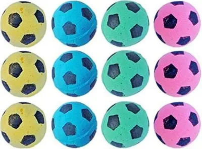 Produktbild von Fußball-Katzenspielzeug aus Schaumstoff, interaktives Katzenspielzeug, unabhängiges Haustier, Kätzchen, Katzen-Übungsspielzeug, Bälle für echte Katzen, Kätzchen, weich, federnd und geräuschlos, 1 Packung 1,7 Zoll $ Schaumstoffbälle für Katzen, buntes Katzenspielzeug, Schwammball, Katzenspielzeugball, weicher Haustierball, Spielzeug für Katzen, Welpen, Kätzchen, Indoor-Aktivität, Spieltraining, 1 Packung 1,7 Zoll, zufällige Farbe $ 1 Packung 1,7 Zoll, weicher Katzenspielzeugball aus Gummischaum, Schwamm, Spo