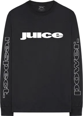Produktbild von Tupac Shakur - "Respect" T-Shirt für Herren/Damen Uni  Langärmlig RO7076 (S) (Schwarz)