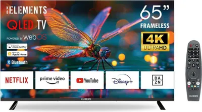 Produktbild von KB ELEMENTS TV 65 Zoll Fernseher QLED 4K WebOS Smart TV DVB-T2/S2 Dolby