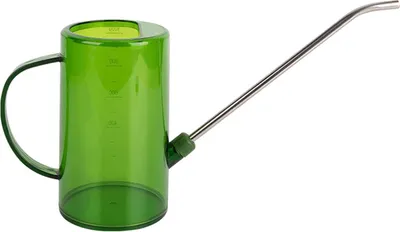 Produktbild von Gießkanne mit langem Ausguss - Zimmerpflanzen Sukkulenten Bonsai 1L grün