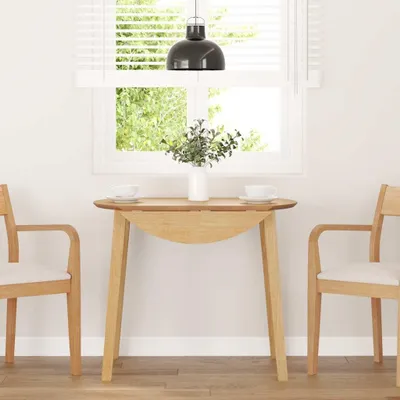 Immagine prodotto di vidaXL Tavolo da pranzo in legno massiccio naturale in legno di gomma