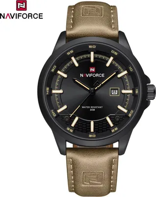 Zdjęcie produktu dla Zegarek NAVIFORCE OK-38639 - Jasnobrązowy/Czarny KP38639