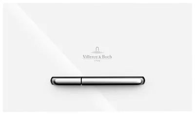 Produktbild von Villeroy & Boch WC-Betätigungsplatte ViConnect Installationssysteme 922169, 260 x 66 x 150 mm, 2-Mengen-Spülung, White Matt