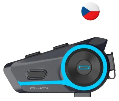 Productafbeelding van Asmax OHMI D9 Bluetooth-6 intercom voor motorfietsen
