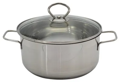 Produktbild von Bratentopf Edelstahl Ø20 cm EUROHOME® – 29x21x12cm – für optimales Kochen