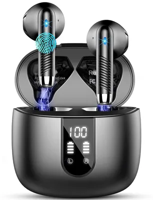 Obrázek produktu pro Sluchátka bezdrátová Bluetooth, mini, do uší, černá