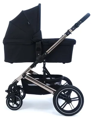 Produktbild von Pixini Kinderwagen Kalani 3in1 Set rose-chrom / schwarz