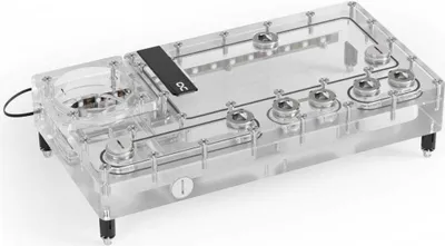 Produktbild von Alphacool 13833, Kühlplatte, Acryl, Transparent, 3-Pin JST + 3-Pin, 1/4", 3-polig