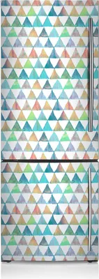 Produktbild von Kühlschrankmagnete Kühlschrank Magnetfolie Magnete Küche 70x190 cm - Geometrische Dreiecke