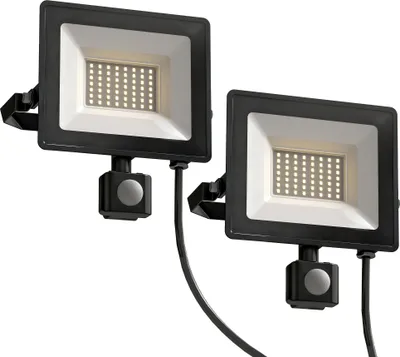 Produktbild von 50W Arbeitslampe, verstellbar, 3 Modi, Aluminium, flexibel einsetzbar, Schwarz