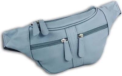 Produktbild von New Bags Gürteltasche Damen softblau modern Kunstleder Tasche Belt Bag inkl. Feen-Anhänger D2OTD5023H