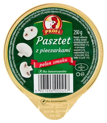 Obrázek produktu pro Profi Pasztet z pieczarkami 250 g