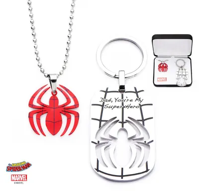 Produktbild von Marvel – Spider-Man-Schmuckset „Papa, du bist mein Superheld“