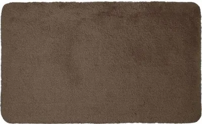 Produktbild von Hochflor Badteppich Badematte  Dyckhoff Opal in vielen Farben und Größen braun Badteppich 50 x 80 cm