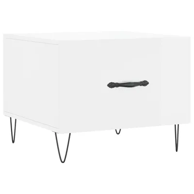 Produktbild von "2026 Aktion"Satztische/Couchtisch elegantes Design - Wohnzimmertisch - Hochglanz-Weiß 50x50x40cm Holzwerkstoff - Couchtische NeuMöbel365674