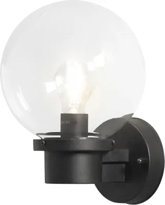 Produktbild von Konstsmide Nemi Kunststoff, schwarz, klares Glas 7335-750