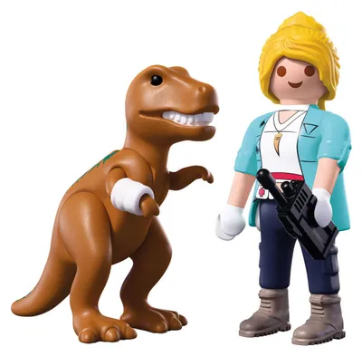 Produktbild von PLAYMOBIL Duopack T-rex Explorer Figur   Kinder  One Size