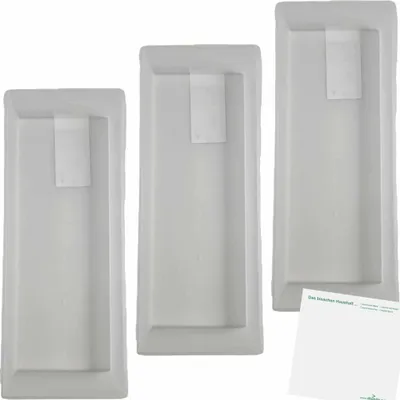 Produktbild von Ordnungssystem Aufbewahrung 38x15x5cm transparent 3er Pack + usy Block