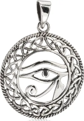 Produktbild von Kettenanhänger Auge des Horus 925 Silber 3cm ägyptischer Schutzsymbol Amulett