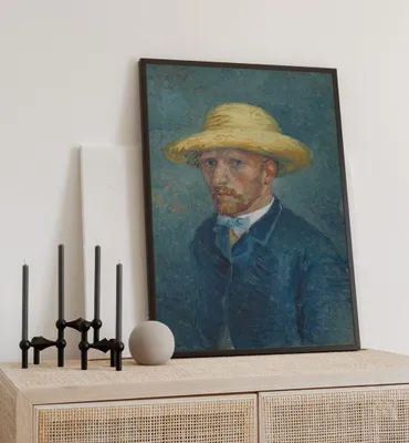 Produktbild von Poster Theo van Gogh, groesse_poster:30x40 cm, groesse_rahmen:weiß 30x40 cm