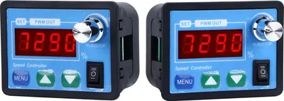 Produktbild von Drehzahlregler für Gleichstrommotoren (PWM, Bürstenmotor, CW/CCW, Digitalanzeige, kundenspezifisch, 6–55 V, 20 A)