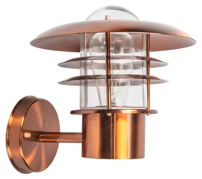 Produktbild von Vintage Außenwandleuchte Kupfer IP44 PraTo