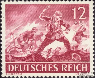 Produktbild von Briefmarken Deutsches Reich 1943 Mi 836 mit Falz Heldengedenktag
